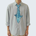 Evolyx© X-ray Blue Shark Tie